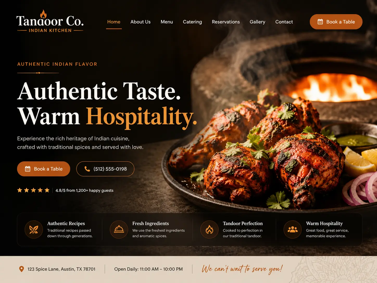 Tandoor Co. — Restaurant · Austin, TX local SEO case study, Google Maps ranking